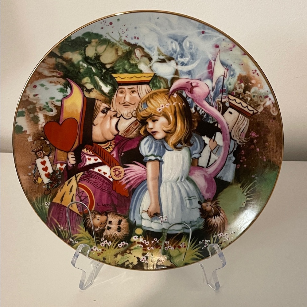 Decorative Alice in Wonderland Plate